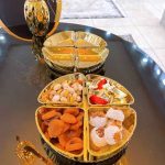اردوخوری بلور 5 تکه گرد و دفرمه