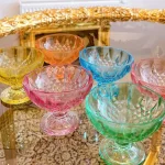 بستنی خوری رنگی طرحدار