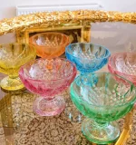 بستنی خوری رنگی طرحدار