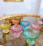 بستنی خوری رنگی طرحدار - Image 2