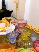 بستنی خوری ساده رنگی رنگی - Image 3