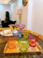 بستنی خوری ساده رنگی رنگی - Image 2